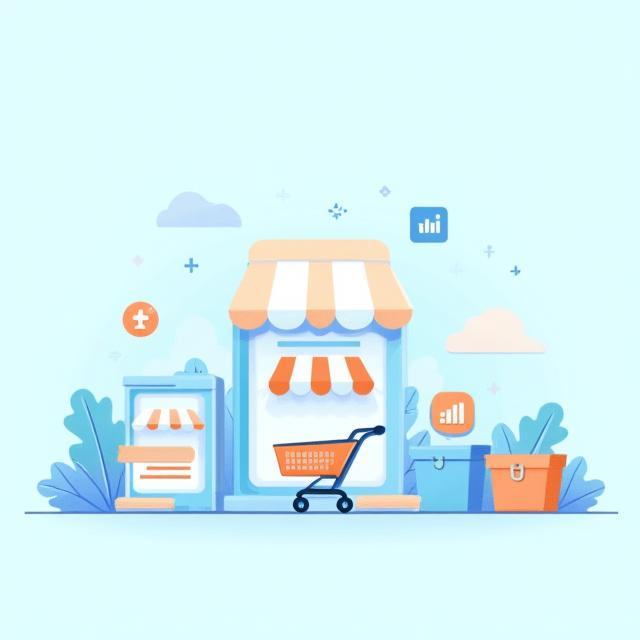 Retail and ecommerce illustration